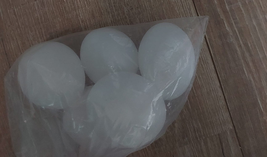 nep kippen eieren wit van plastic